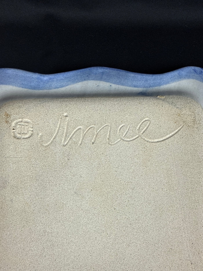 Stonefish Pottery Stoneware Plate by Jimee