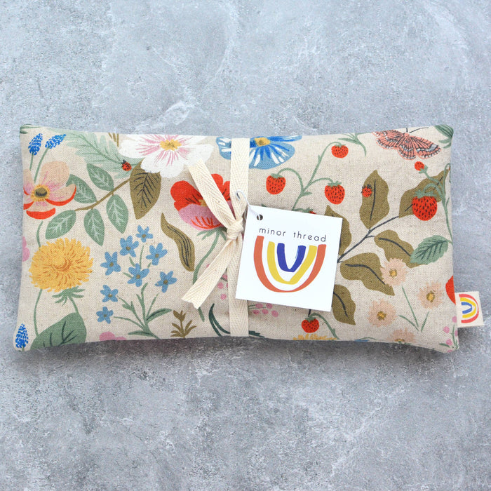 Strawberry Fields Botanical Weighted Eye Pillow Floral