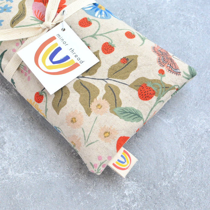 Strawberry Fields Botanical Weighted Eye Pillow Floral
