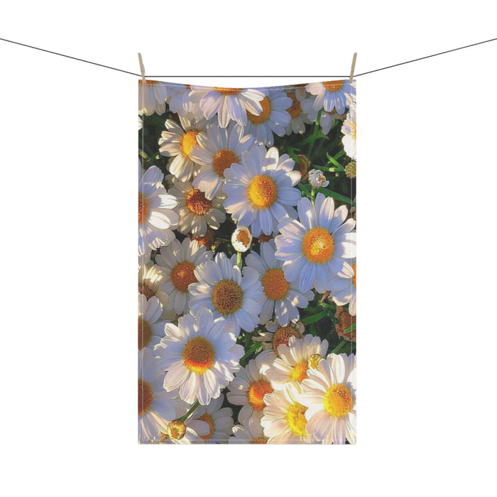 Sun-Kissed Meadow Tea Towel — Floral Kitchen Hand Towel