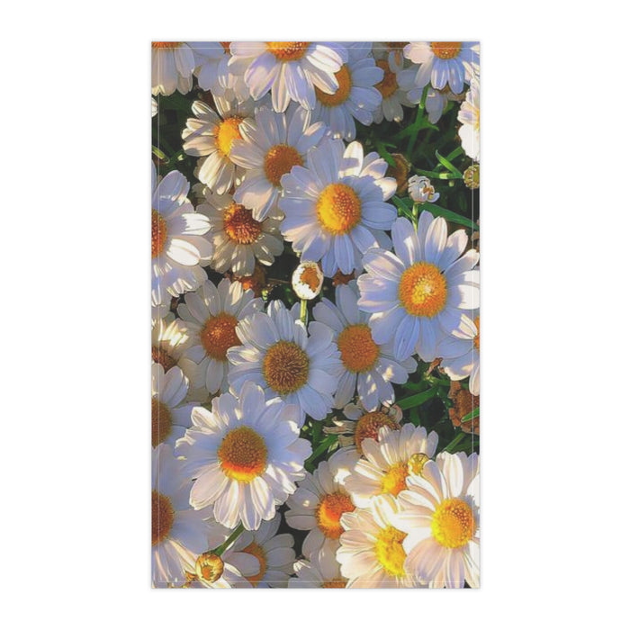 Sun-Kissed Meadow Tea Towel — Floral Kitchen Hand Towel