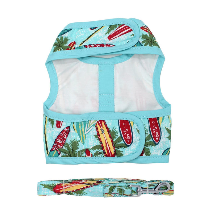 Surfboards & Palms Vest Harness & Leash