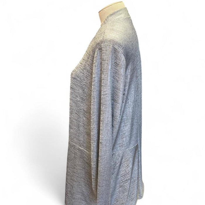 Susan graver grey cardigan