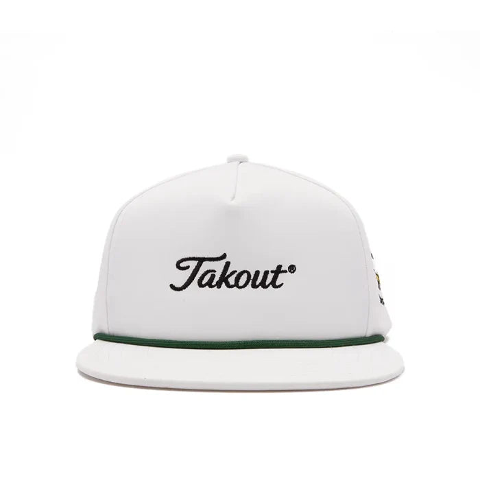 Takout Evergreen Poly Rope 5-Panel Hat 'White'