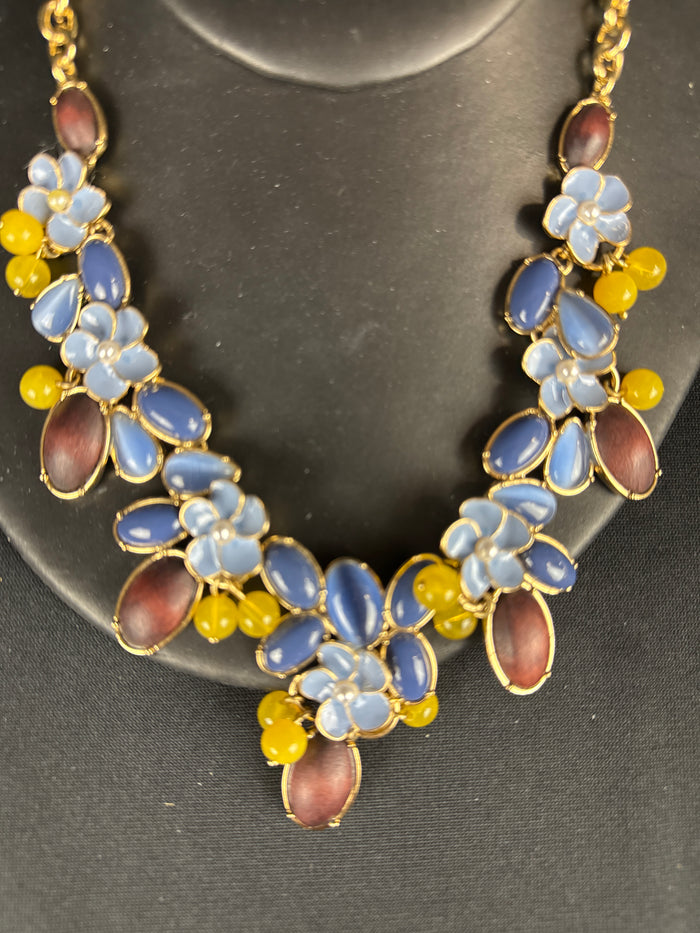 Talbots Floral Design Necklace
