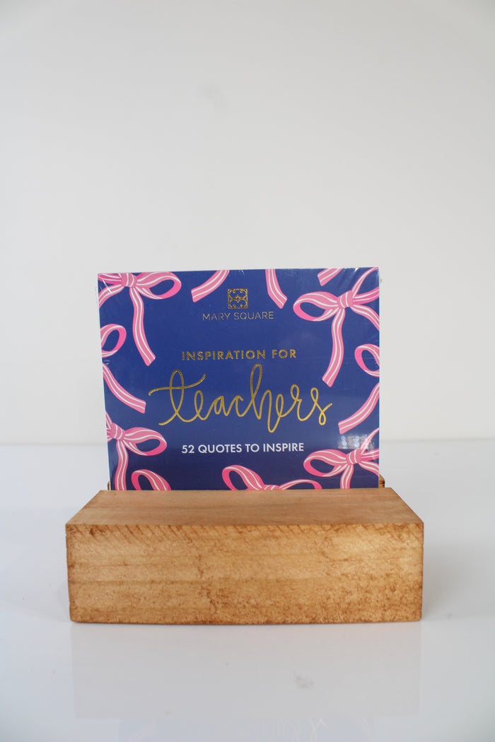 Teachers Card Block