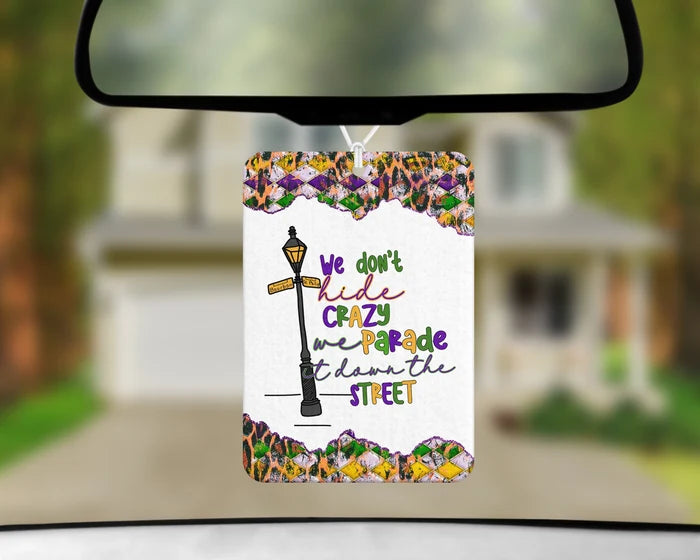 The Crazy Parade | Hanging Air Freshener