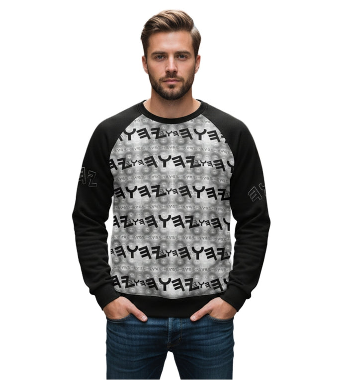 The Paleo-Phalanx Series (01-02): Seal of Storm | Men's Raglan Sweatshirt