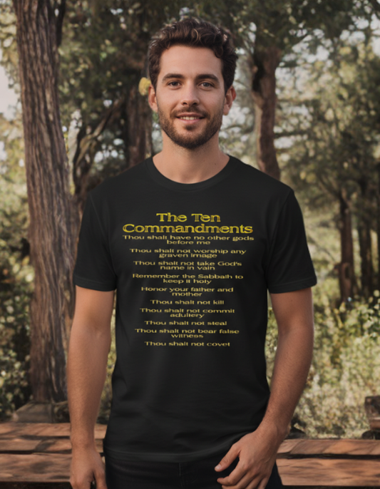 The Ten Commandments (01) | Unisex Cotton Tee | 2 colors