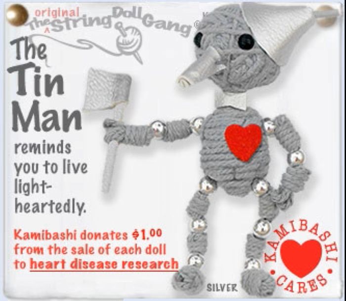 The Tin Man String Doll Keychain