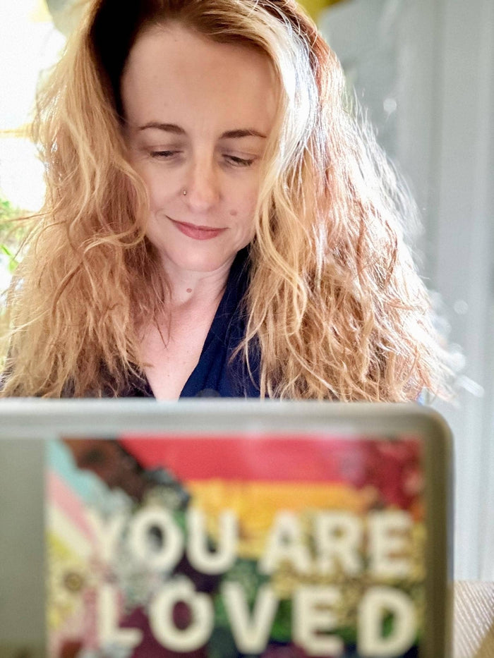 Transpainter - You Are Loved Sticker | LGBTQ Pride Gifts | Pride Flag Decal: Default