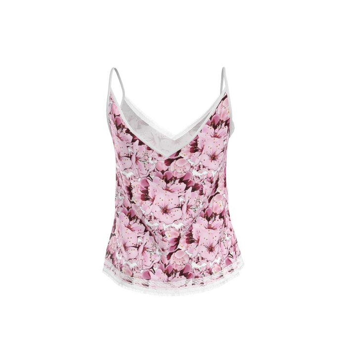 TRP Floral Prints (01): Sakura Symphony (01-01) | Lace Trim Cami