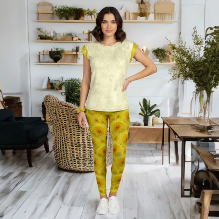 TRP Floral Prints (09): Radiant Tulips Revealed | Leggings
