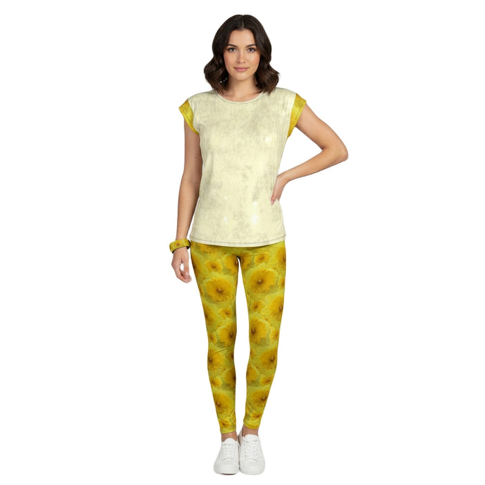 TRP Floral Prints (09): Radiant Tulips Revealed | Leggings