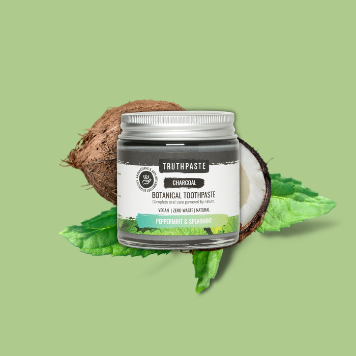 Truthpaste Botanical Toothpaste Charcoal: Peppermint & Spearmint 100ml