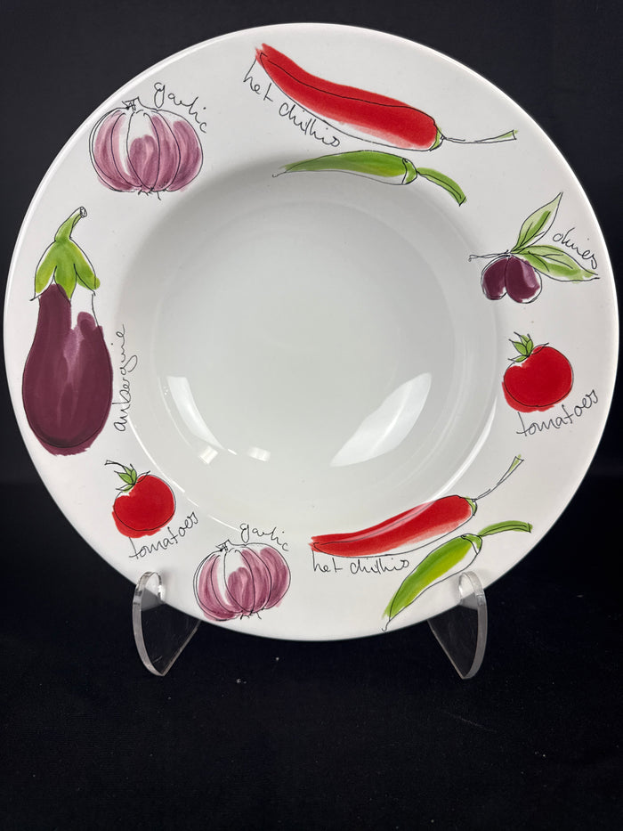 Two Matceramica pasta bowls