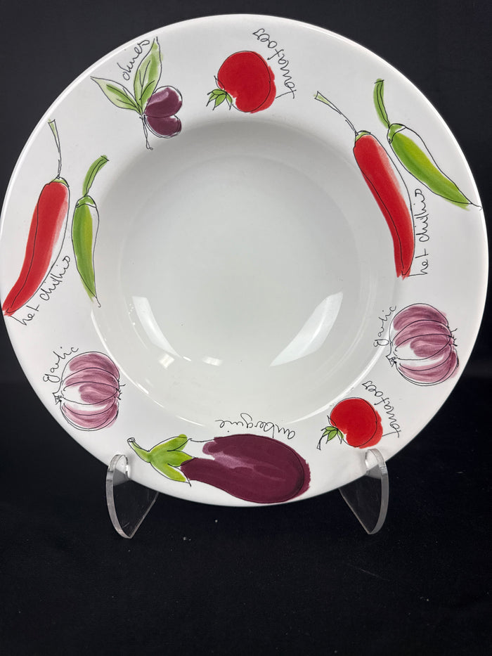 Two Matceramica pasta bowls