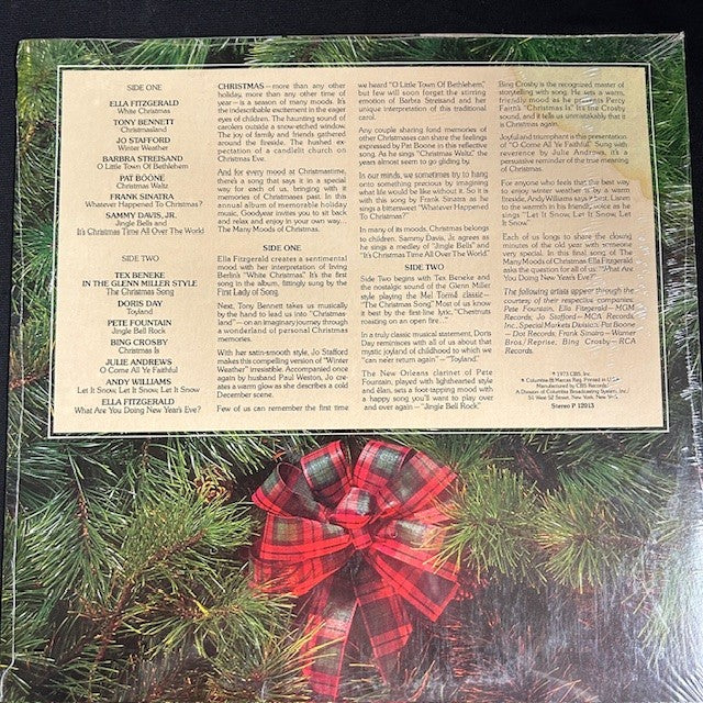 Two VTG Factory Sealed Christmas Music Albums