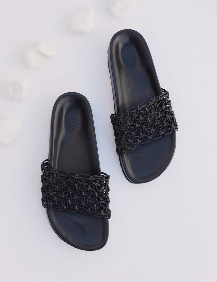 Tyla Slide | Black