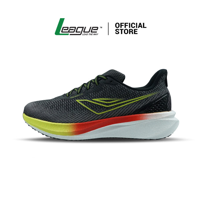 Valiant Lite Black/Yellow Sepatu Lari Pria
