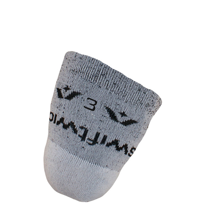Gray valor adaptive above knee sock