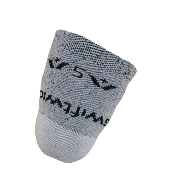 Gray VALOR Above Knee sock marked 5