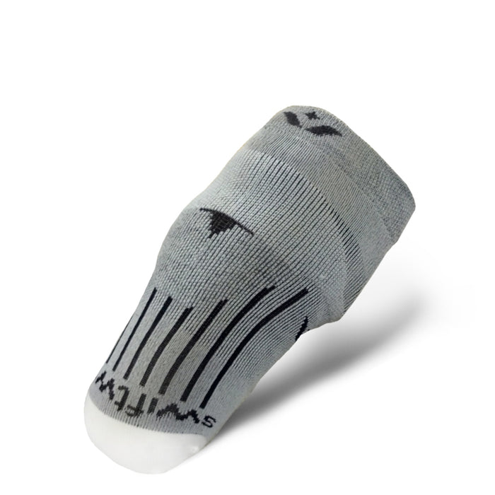 Gray valor adaptive below knee sock