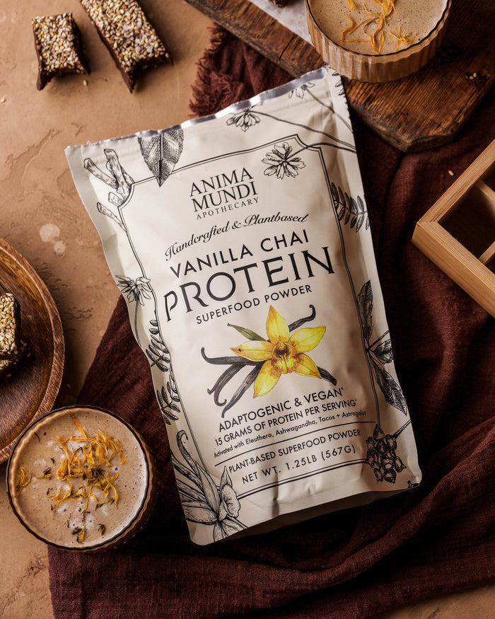 VANILLA CHAI PROTEIN | Adaptogenic Superfood Powder, Organic