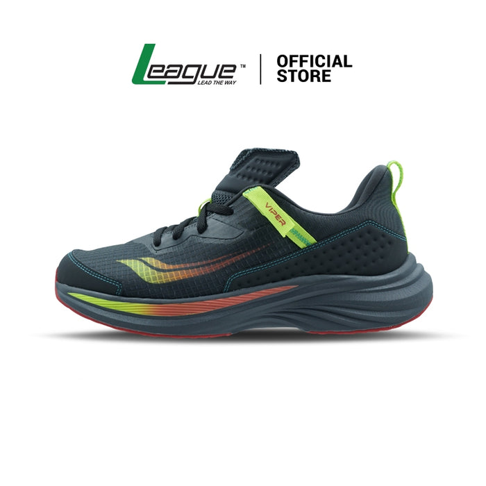 Viper Black/Grey Sepatu Lari Unisex