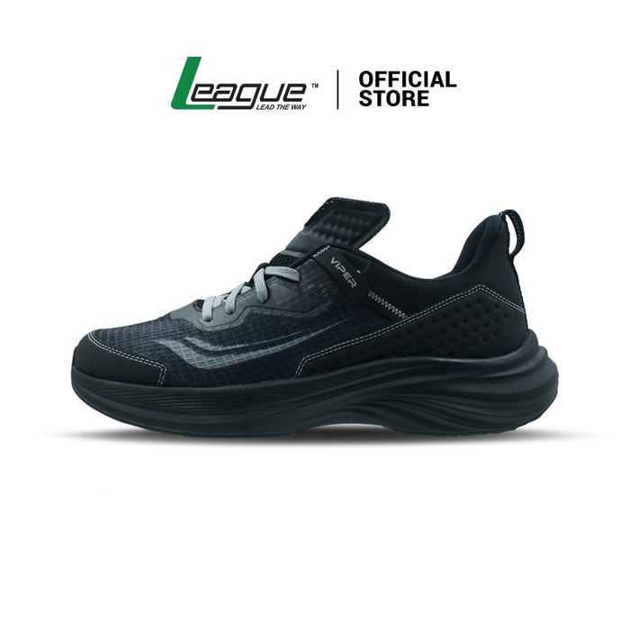 Viper Black/Grey Sepatu Lari Unisex