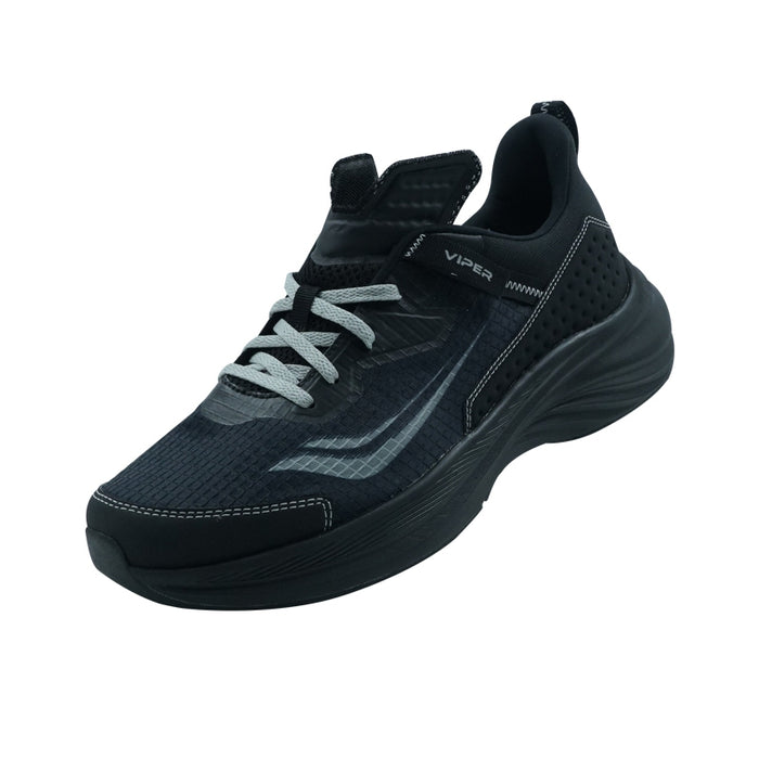 Viper Black/Grey Sepatu Lari Unisex