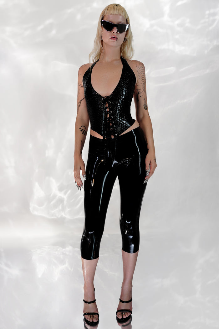 Onyx Capri Pants Pants - Vex Inc. | Latex Clothing