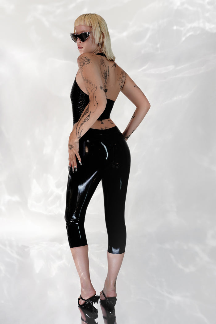 Onyx Capri Pants Pants - Vex Inc. | Latex Clothing