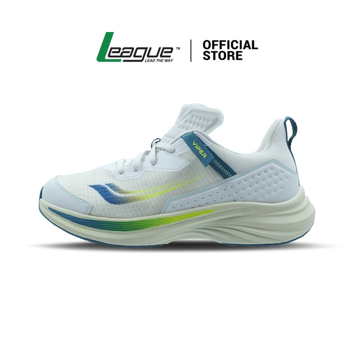 Viper White/Green Sepatu Lari Unisex