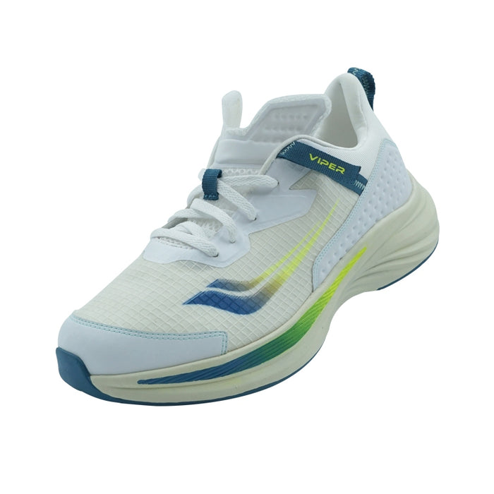 Viper White/Green Sepatu Lari Unisex