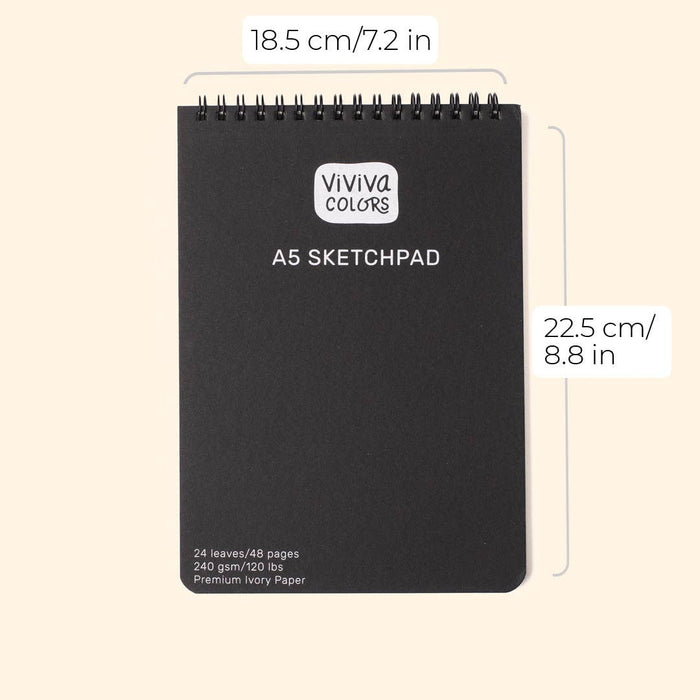Viviva Colors - Refill Sketchpad - A5 Travel Paint Kit