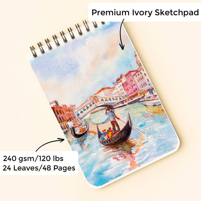 Viviva Colors - Refill Sketchpad - A5 Travel Paint Kit