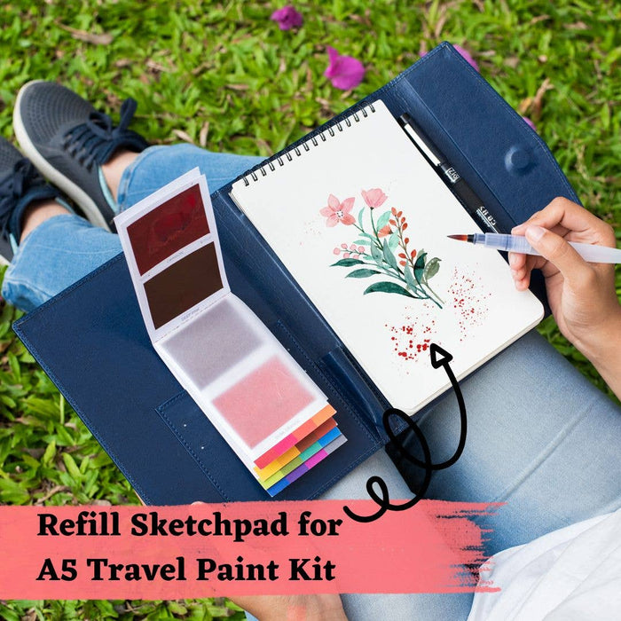 Viviva Colors - Refill Sketchpad - A5 Travel Paint Kit