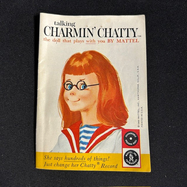VTG 1962 Mattel 5 Talking Charmin Chatty Doll Records