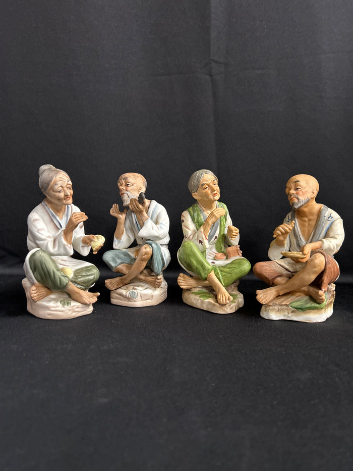 VTG 50's Homeco Asian Two Couples (4) Figurines