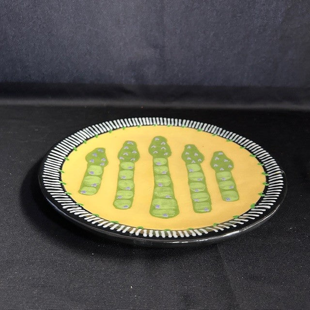 VTG Asparagus Plate by Berry Silverman