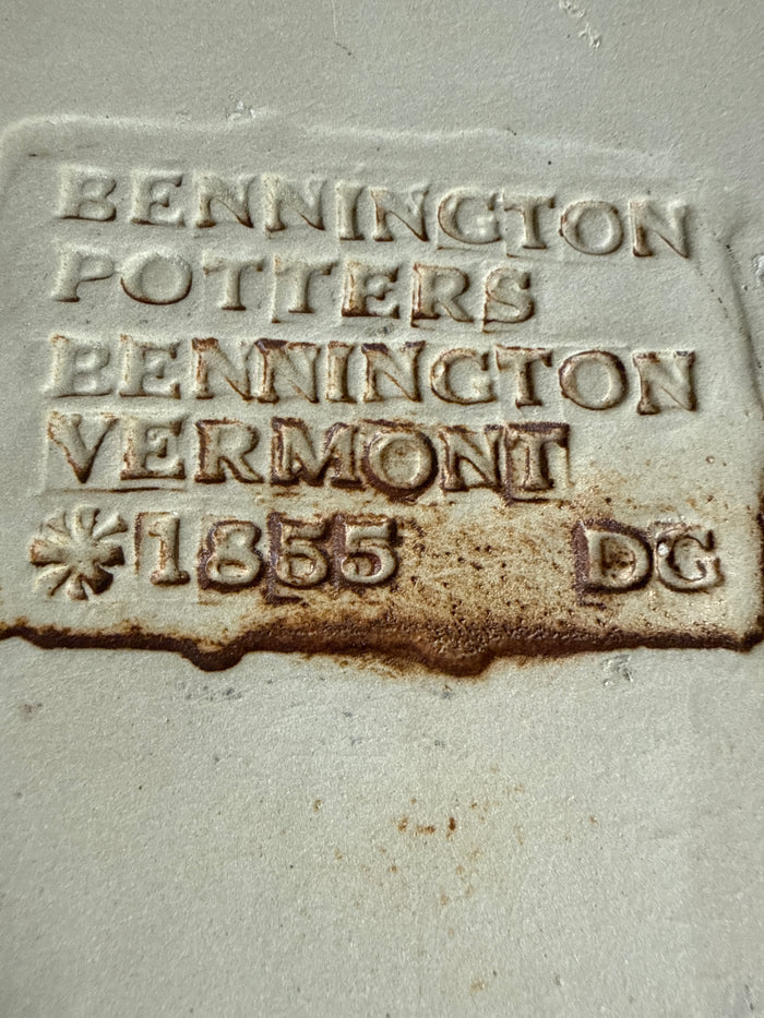 VTG Bennington Pottery Oval Covered Baking Dish