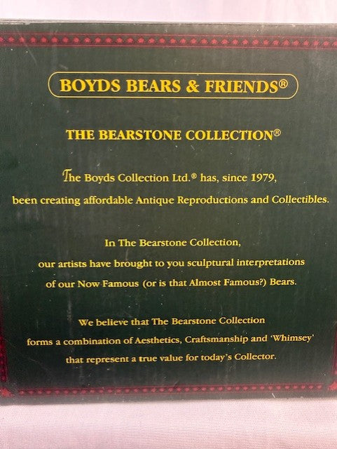 VTG Boyd's Bear Ed Kringlebear Christmas Ornament
