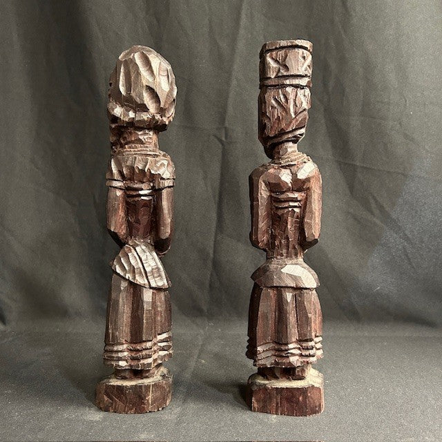 VTG Brazilian Wood Carvings by Louco Filho
