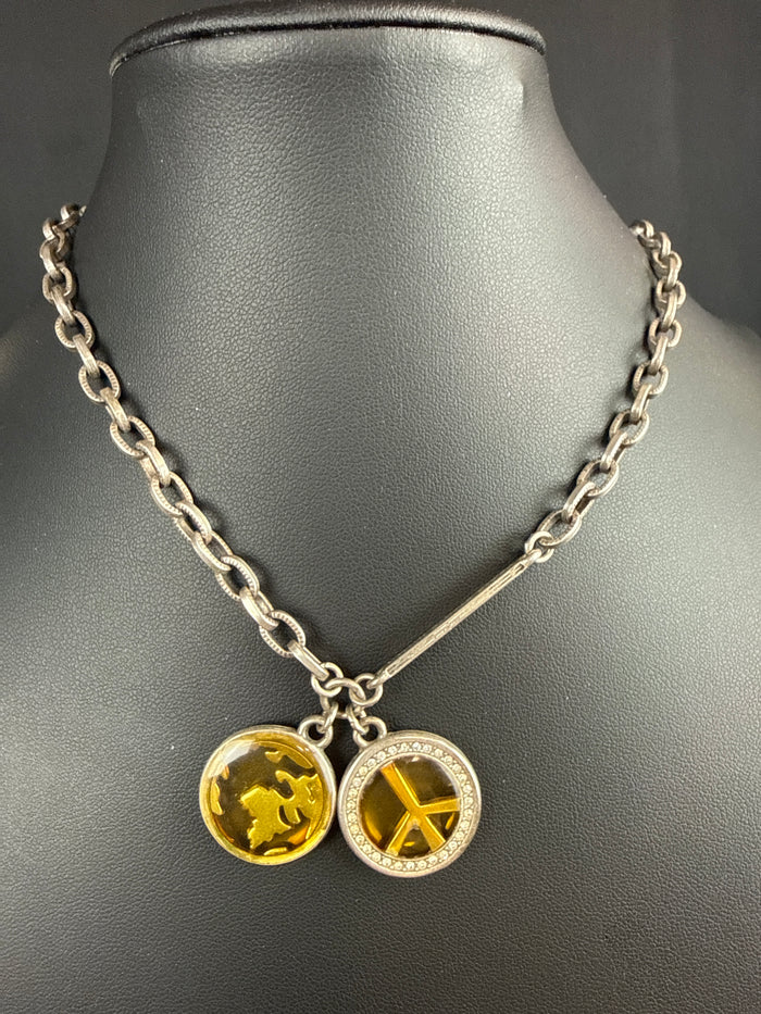 VTG. Brighton " I Dream of Peace" Necklace