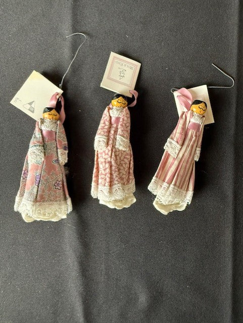 VTG English Mole End Peg Dolls