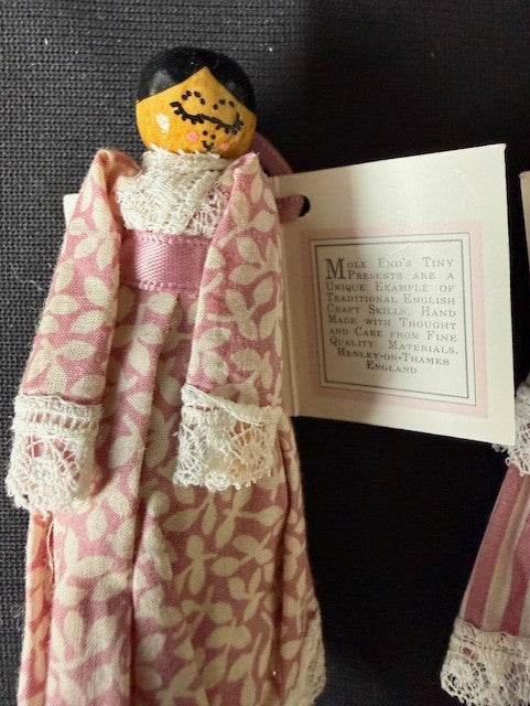 VTG English Mole End Peg Dolls