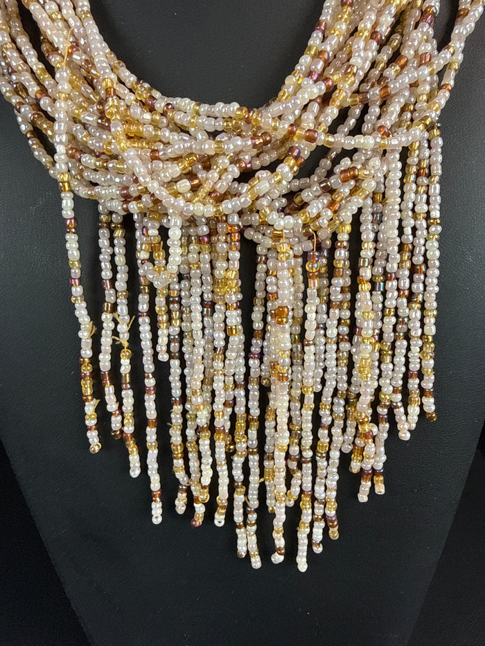VTG. Esmor Beaded Chandelier Necklace