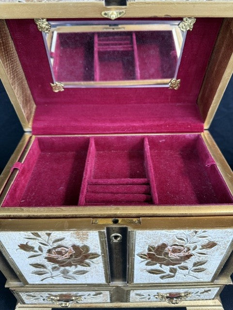 VTG Florentine Style Jewelry Chest