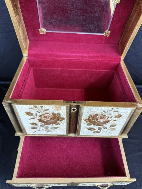 VTG Florentine Style Jewelry Chest